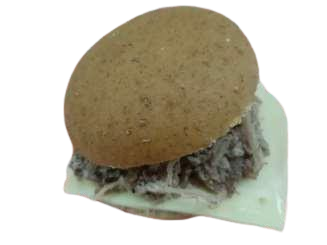 Sandwich de cerdo y queso